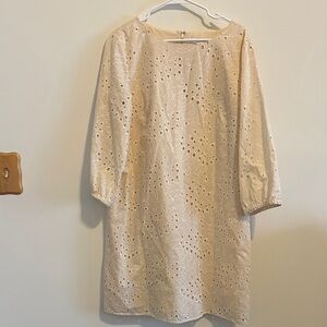 Preston & York Cream Eyelet Dress